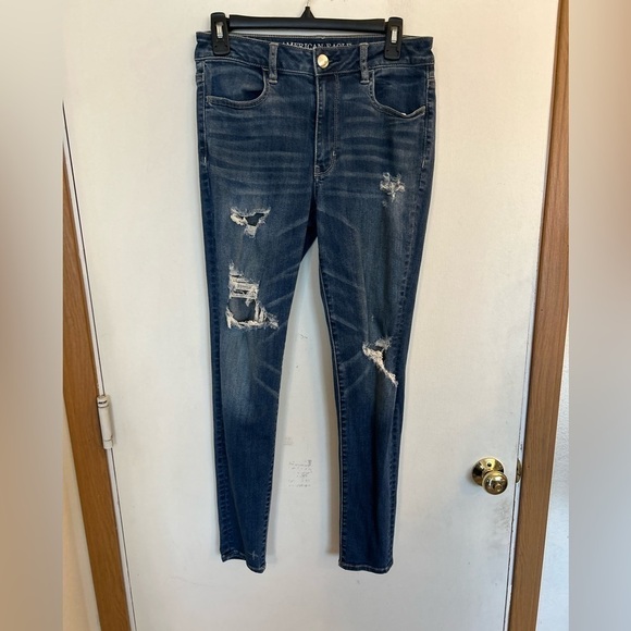American Eagle, super stretch high-rise jeggings size 8 - Picture 1 of 7